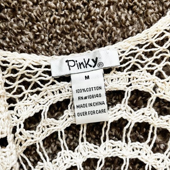 Boho Ivory Crochet Hippy Vest - Picture 8 of 8